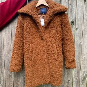 Teddy bear trench coat